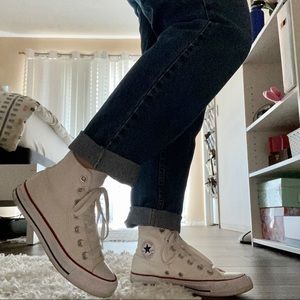 White high top Converse
